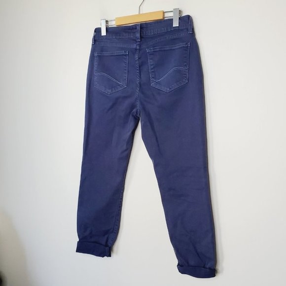 NYDJ Jeans Clarissa Slimming  Straight Ankle Classic Navy 6 - Picture 4 of 11